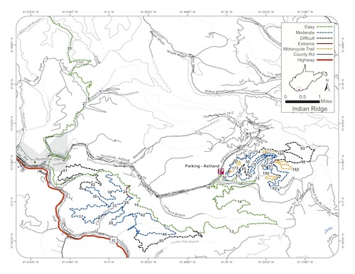 Indian Ridge Trail Information VVMapping