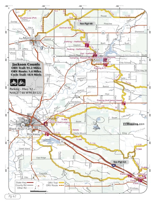 Jackson County ORV Trail Information - VVMapping.com
